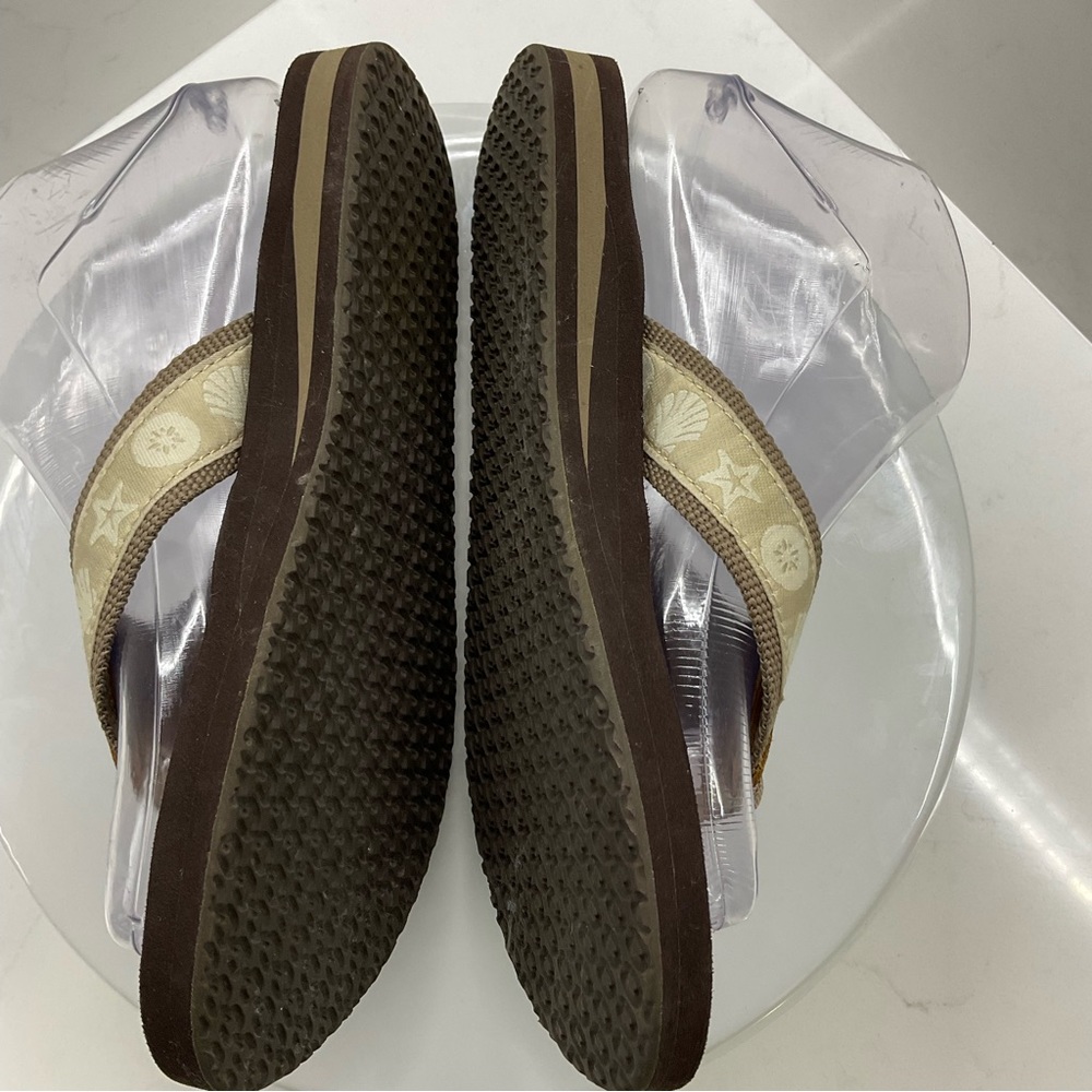 L.L. Bean Original Seashell Flip Flops Women’s Si… - image 5